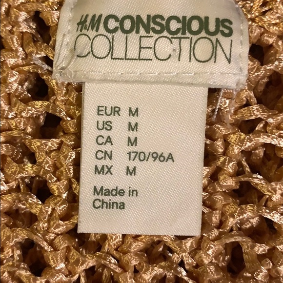 NWOT Gold sweater top/ minidress - Picture 5 of 6